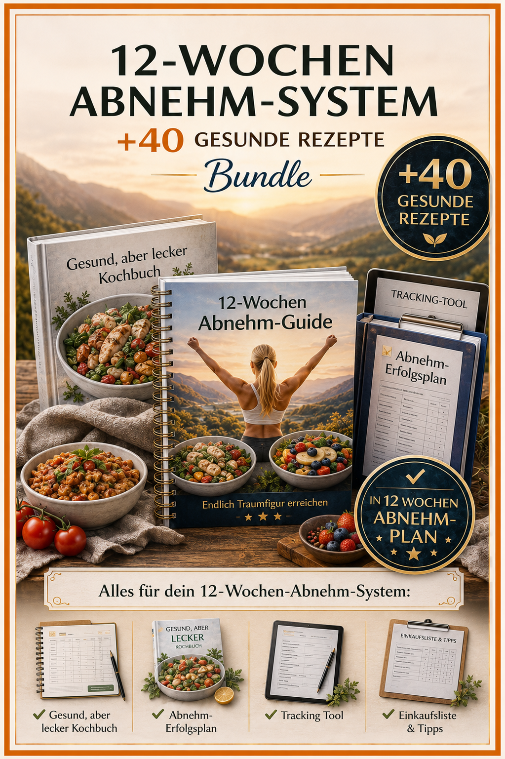 12 Wochen Abnehm-System Bundle