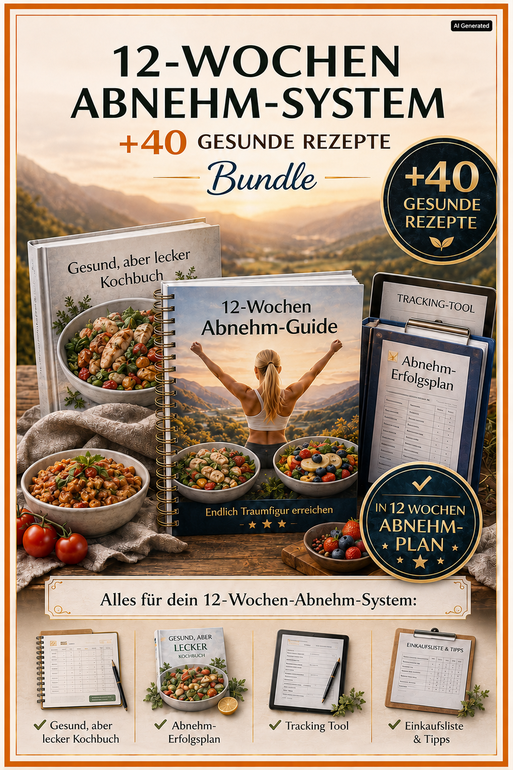 12 Wochen Abnehm-System Bundle